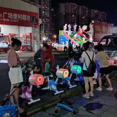 游乐场共享泡泡单车公园儿童泡泡机夜市广场摆摊