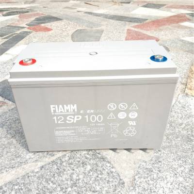 ***蓄电池 12SP100 意大利FIAMM电池12V100Ah 铅酸免维护 直流屏用