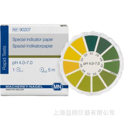 Special indicator paper pH 4.0-7.0 ָʾֽ MNREF 90207