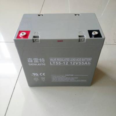 供应森雷特蓄电池LT55-12 12V55AH 机房 发电厂用储能蓄电池