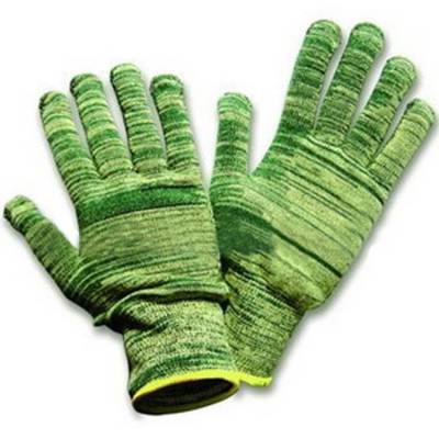 出售劳保作业加厚防护手套90300051 绿色防割手套