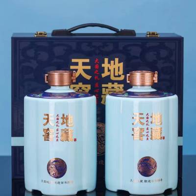 中国风陶瓷酒瓶1斤3斤5斤10斤藏酒坛子密封酒壶窖藏酒罐