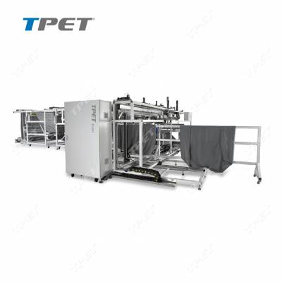 家纺床品四件套床笠TPET全自动床笠机 ET-6613切裁缝一体自动出成品高效提质降本