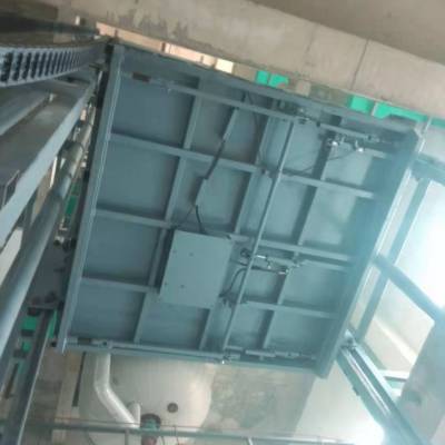 珠海市导轨式升降平台单轨式液压货梯工厂房仓库简易链条上卸货平台升降机