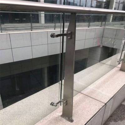 耀荣 龙湾区酒店客房不锈钢玻璃栏杆扶手 楼梯立柱