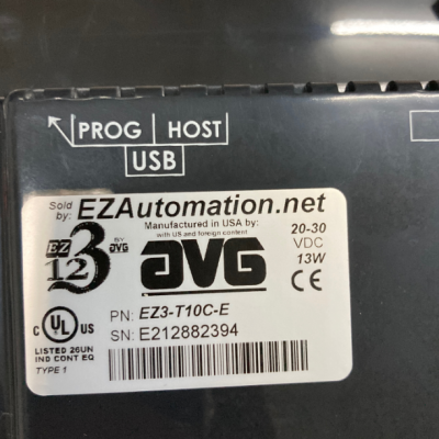 优势供应 EZAUTOMATION 触摸板 EZ3-T10C-E