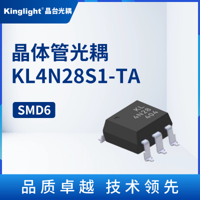 KL4N28S1-TA 晶体管光耦（DC）晶台 贴片 SMD6 光电隔离器耦合器