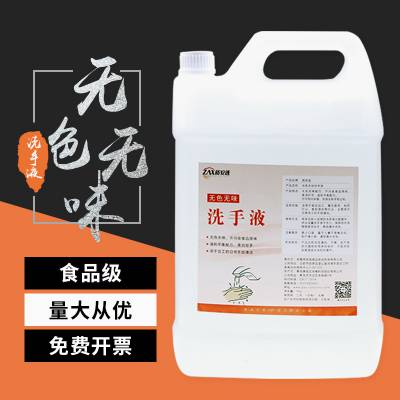 5kg桶装无色无味洗手液 食品厂专用符合法规要求