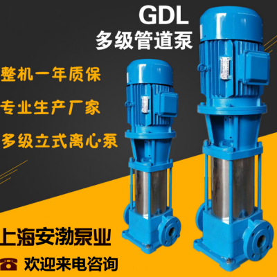 GDL立式多级离心泵 消防多级泵 立式25GDL4-11/9高压管道离心增压