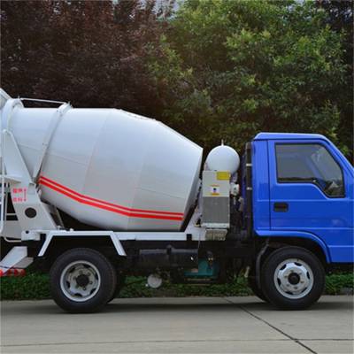 聚仁自动上料搅拌车 混凝土搅拌运输车 装载式混凝土搅拌车