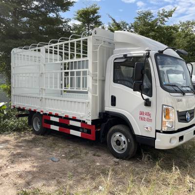 新能源高欄貨車東風純電動倉柵物流車寧德時代電池寬體大鐵廂