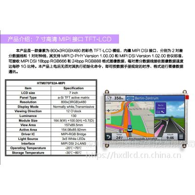 7MIPIӿTFTҺģTFT-LCD