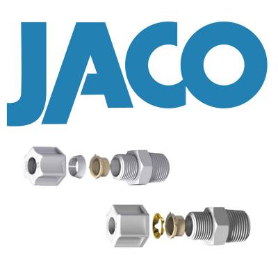 原厂授权代理 美国JACO塑料卡套式接头PP/PVDF/尼龙/缩醛