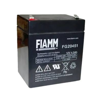 非1凡FIAMM蓄电池FG20451 应急灯消防报警监测后备电瓶12V4.5AH