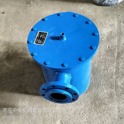 压风管道气水分离器dn108法兰连接 碳钢气水过滤器