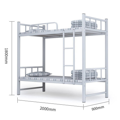 高低床铁床双层床员工上下铺学生宿舍床加厚工地架子床寝室铁床