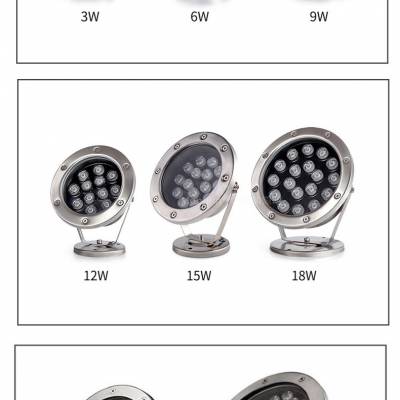鸿麟供应HL-SDD19不锈钢水下灯18W
