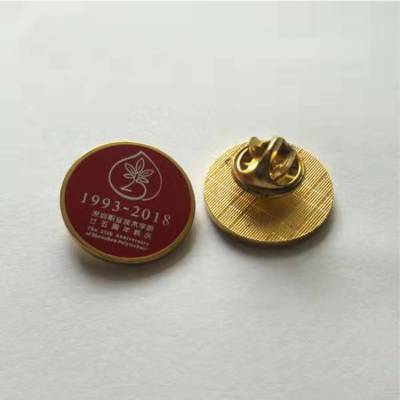 加工定制金属logo纪念章 创意蝴蝶扣活动徽章 工艺礼品定做