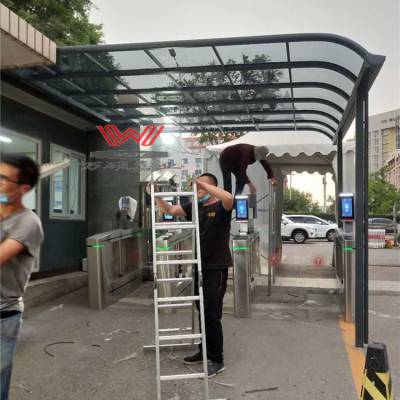 北京订做阳台防雨遮阳棚 别墅露台雨棚 户外铝合金雨棚窗停车棚安装