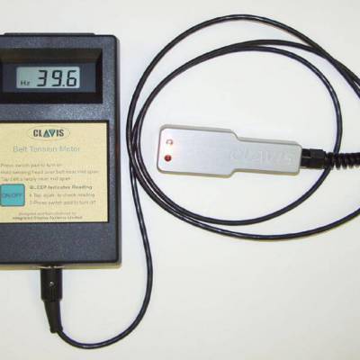 英国CLAVIS皮带张力计TYPE系列 适合同步带振动频率低于30Hz时的测量