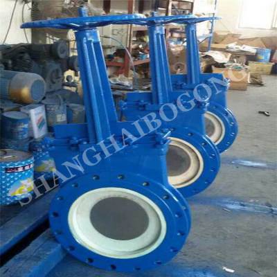 不锈钢刀闸阀 PZ673TC-10P 气动刀闸阀 DN200 耐腐蚀耐腐耐高温