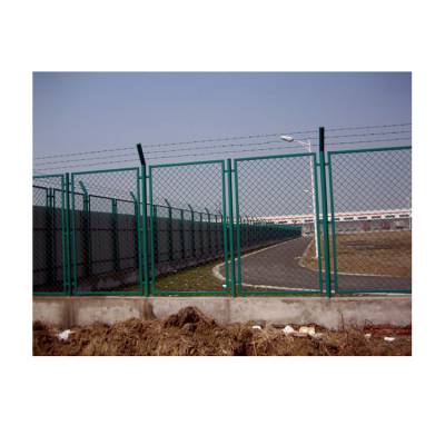 海关保税区围栏网 铁丝护栏网河道防护网物流园防护栏欣展丝网