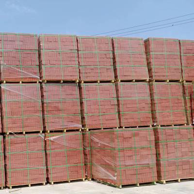 【陶土烧结砖咖啡色陶土砖防滑***人行道广场透水砖】价格_厂家-中国