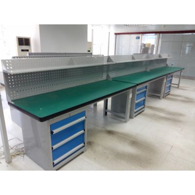 广州生产线工作台，电子厂装配桌子，双面流水线操作台