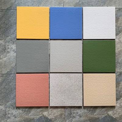 新疆抗冻广场砖厂家陶瓷广场砖厂家彩色全瓷广场砖厂家