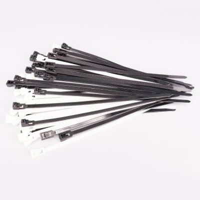 活扣扎带 定制 8*250 彩色来样定制扎带