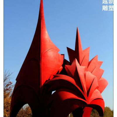校园主题树叶雕塑提供 几何类型 优价景观树叶雕塑摆件