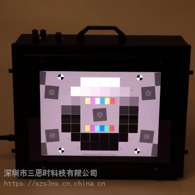3nh三恩时可调照度色温T259000高照度透射式灯箱摄像头用图卡测试标准光源照明箱