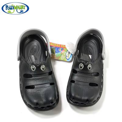 2020新款polliwalks童鞋卡通3D儿童洞洞鞋户外休闲防滑沙滩鞋亲子宝宝凉拖鞋夏