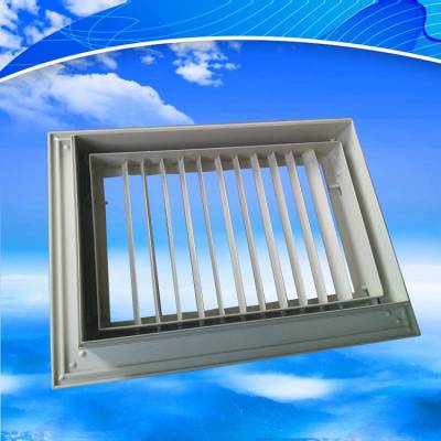 江西赣州市格栅风口户外双层防水通风口定制单层通风格栅风口