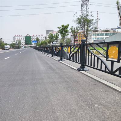 鑫会明定制牡丹花护栏市政栏杆道路交通安全栅栏厂家