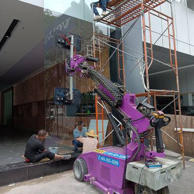 玻璃安装吸盘车租赁 本地玻璃安装设备出租 载重量大