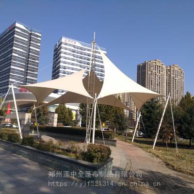 邢台顺发定做SFMJG4107广场张拉膜景观棚