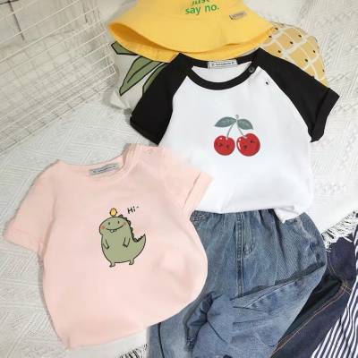 2024童装夏装男女童装短袖T恤 3元库存童t恤拿货工厂直批