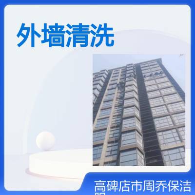 外墙高空清洗服务 高空悬吊施工 环保清洗剂 深度去污 质量保障
