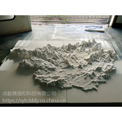 成都城市沙盘模型3D打印服务，城市地图沙盘，卫星地图实景沙盘模型