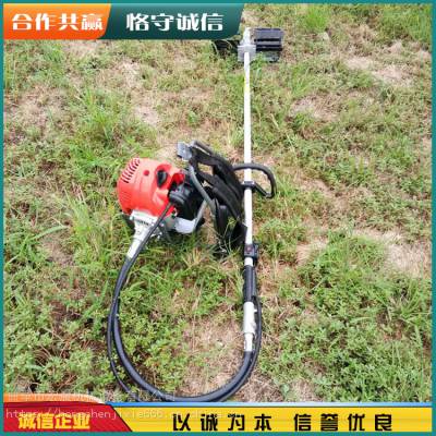 陕西四冲程汽油除草机 宏晨便携背负式打草机 小型农作物收割机