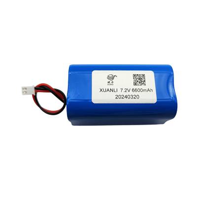 供应旋力圆柱形锂电池18650 7.2V 6600mAh 工厂直售