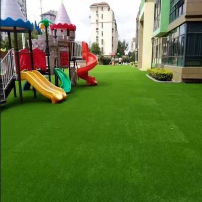 学校人工草坪 万立森塑料绿草坪 大理幼儿园人造草坪