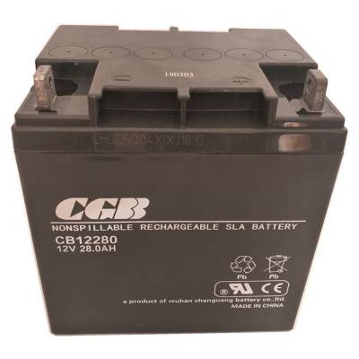 CGB蓄电池 CB12280 长光阀控式铅酸电池12V28AH 直流屏 ups电源配套