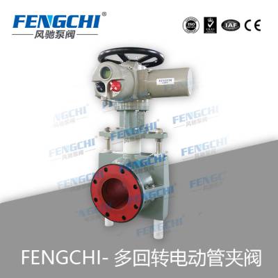 FENGCHI-多回转电动管夹阀