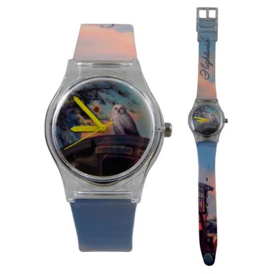 spike手表厂定制新款斯沃琪三文治表带塑胶壳石英手表