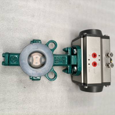 D671F46-16C 腐蚀性铸钢材质对夹软密封衬氟蝶阀规格详情