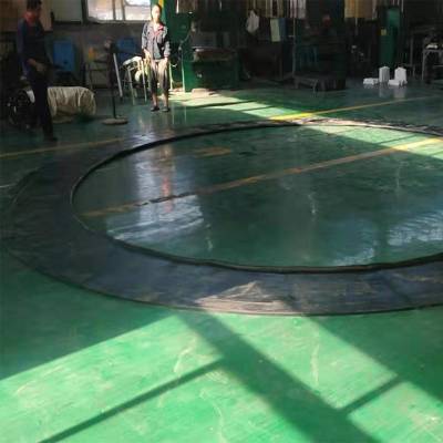 河北锦虹帘布橡胶板厂家 北京地铁6.4米盾构机始发洞门帘布橡胶板
