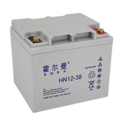 美国霍尔曼蓄电池HN12-38 12V38AH免维护电梯机房电力通信UPS电