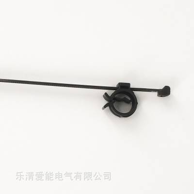 ZDKQ200X4.8塑料管箍 管夹 喉箍 扎带 软管喉啤 管卡 卡箍 抱箍